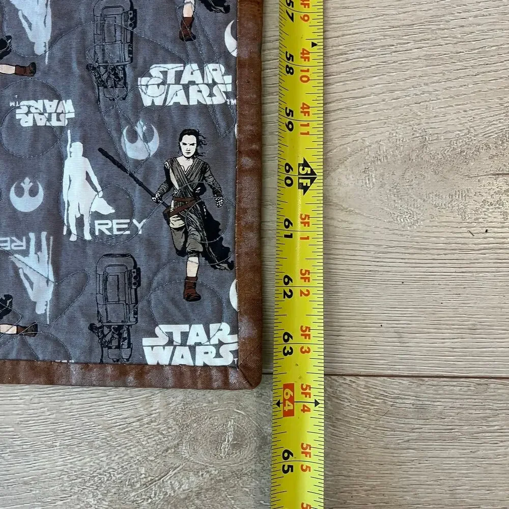 Handmade Quilt 56x64 STAR WARS Rey 